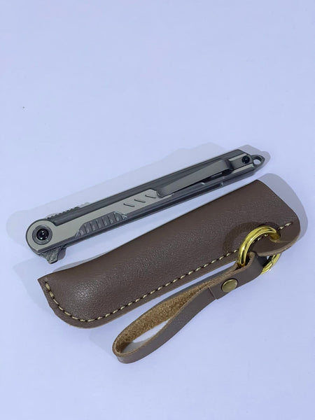 Thin Folding Knife With Sheath