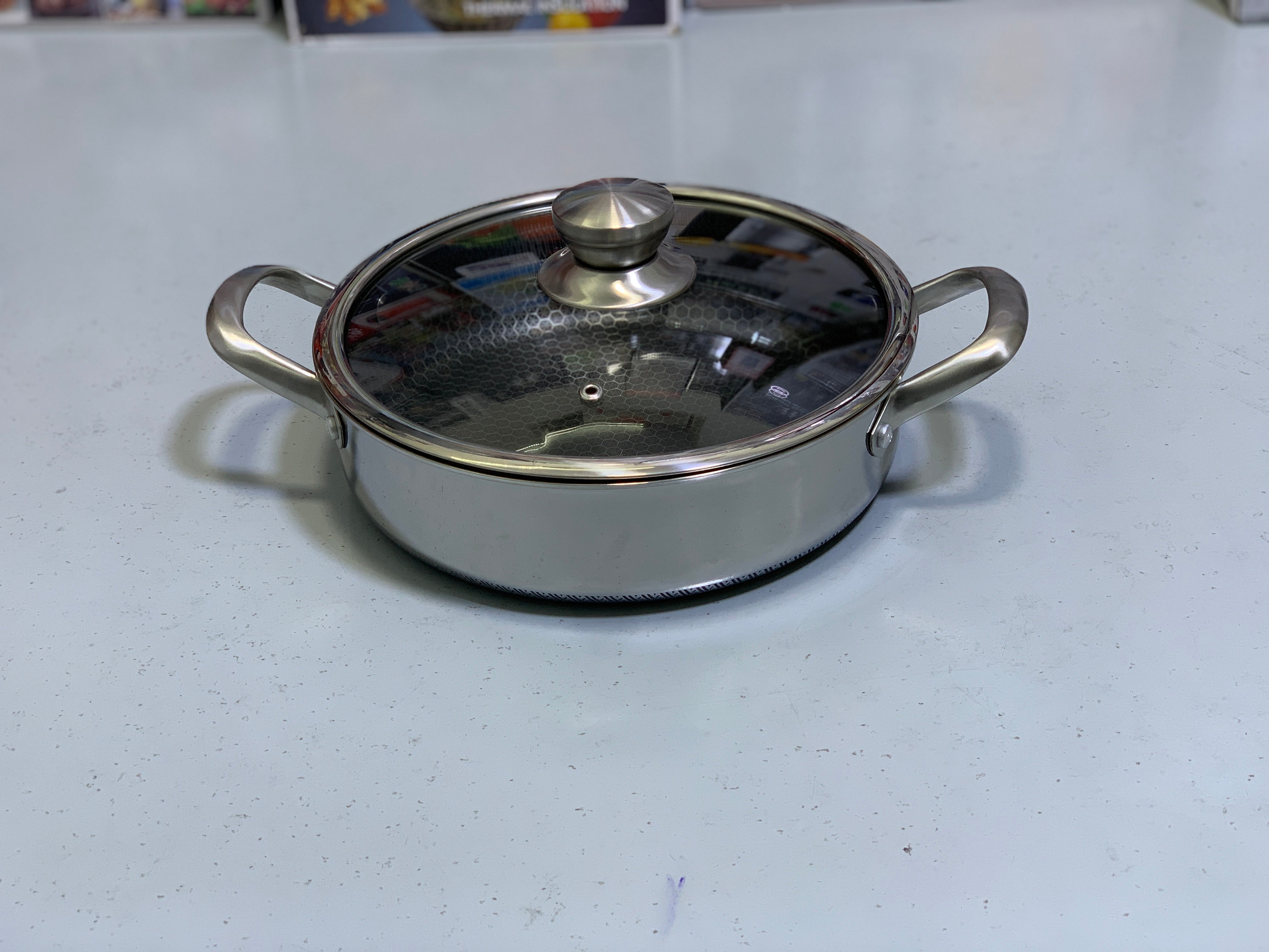 Laser Coating Shallow Casserole Complete Set Pure Non Stick