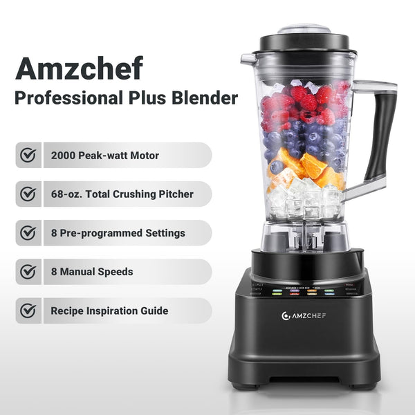 AMZCHEF’s 8 in 1 Professional Blender| 2000W