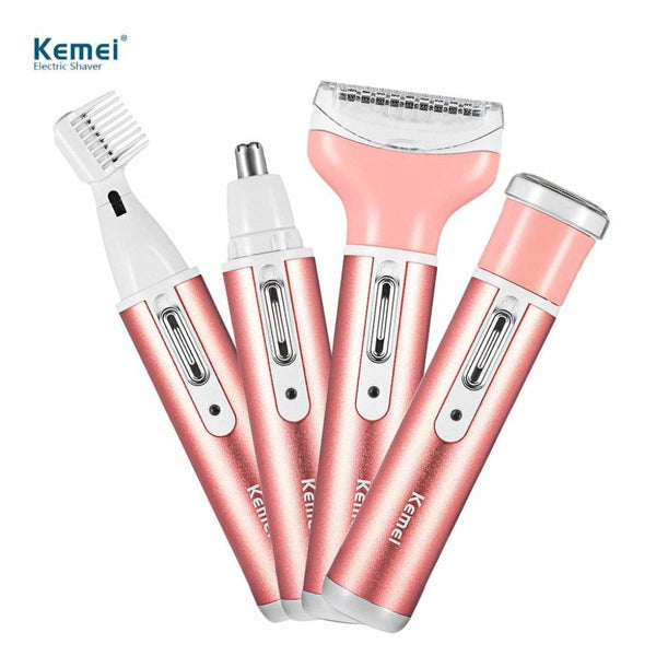 Kemei KM-3024 4 in 1 Ladies Epilator Shaver Trimmer