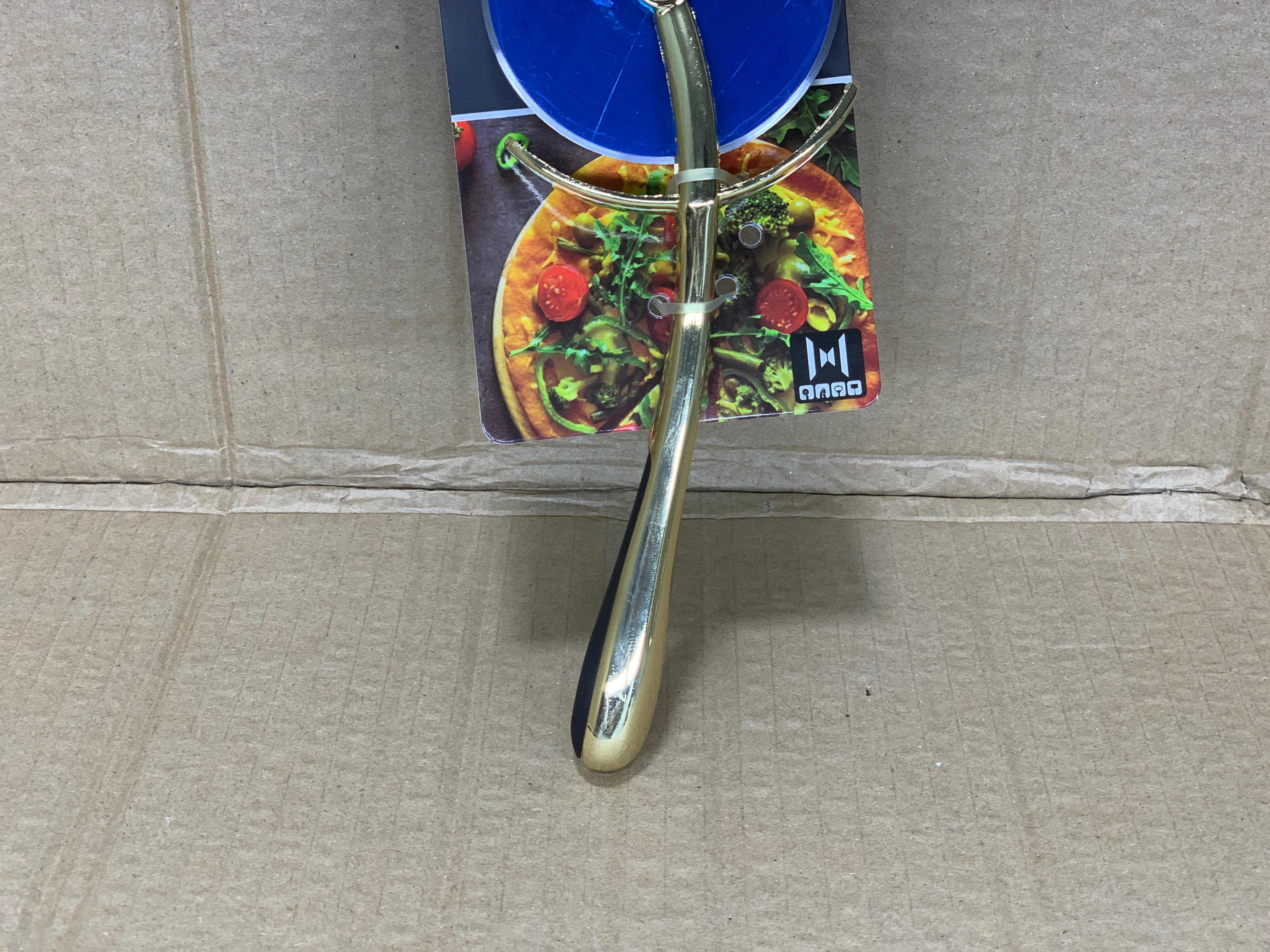 Pizza Slicer Golden Stainless Steel