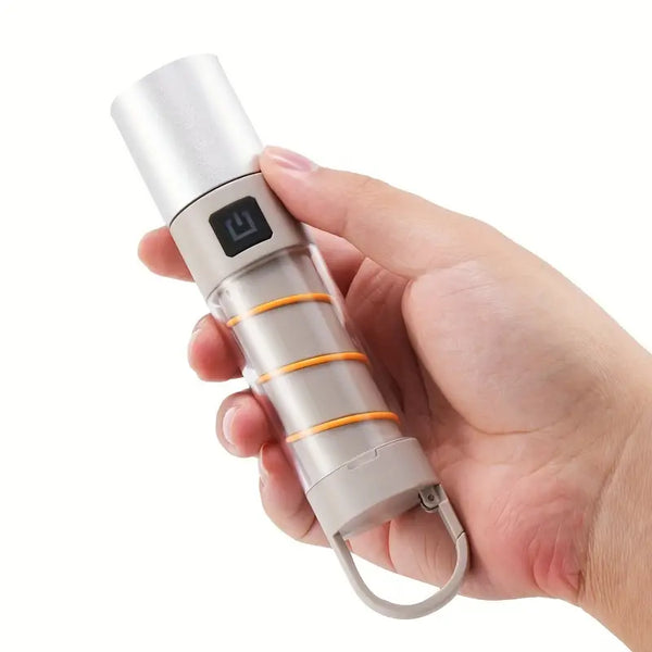 Rechargeable LED Flashlight and Camping Lantern in one