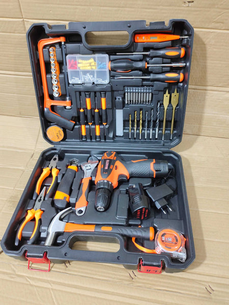 117 Pieces Drill Machine Hardware Tool Box