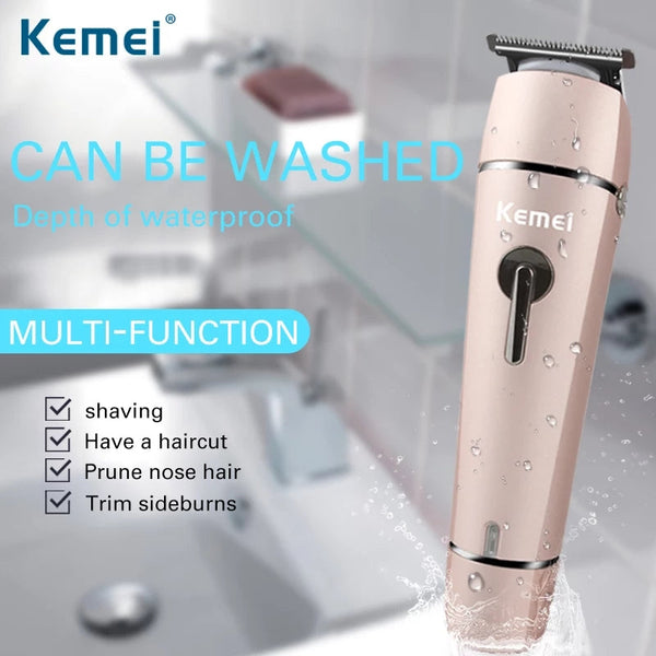 KEMEI 10 In 1 Professional Rechargeable Hair, Beard & Nose Trimmer