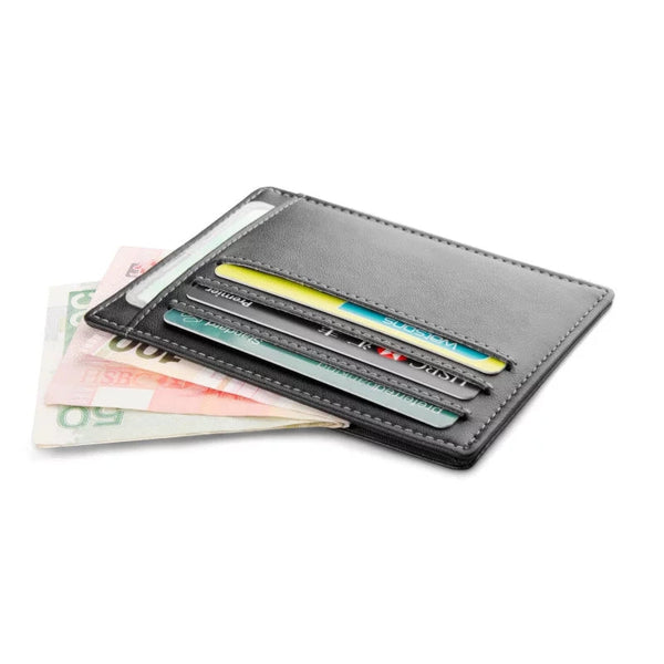 Slim Pocket Card Holder Wallet, Business ID Card Holder