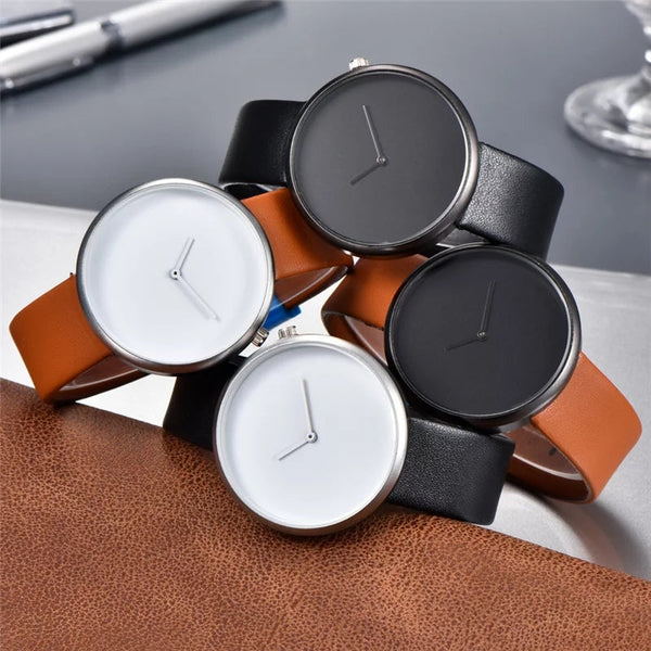 Tomi Brand Slim Luxury Leather Strap Wrist Watch TM103