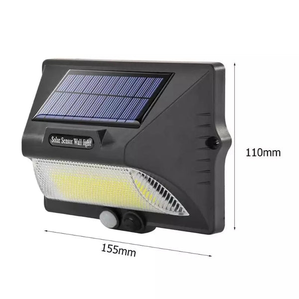 Rechargeable Solar COB LED Wall Light | PIR Motion Sensor