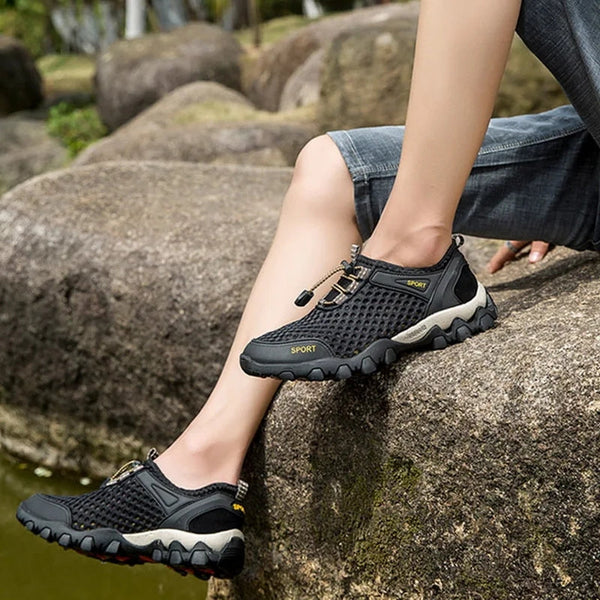 Mens Summer Mesh Breathable Comfortable Waterproof Sandal Sneakers Shoes