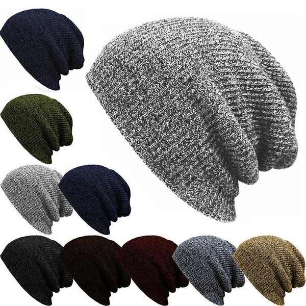 BUY 2 GET 2 FREE - 4Pcs Knitted New Fashion Breathable Winter Warm Beanie Cap for Men Women.