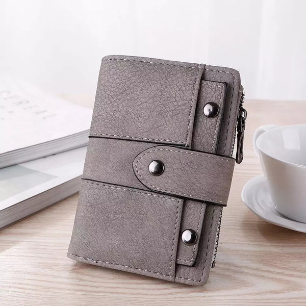 New Fashion Rivet Buckle Ladies Wallet, Cardholder