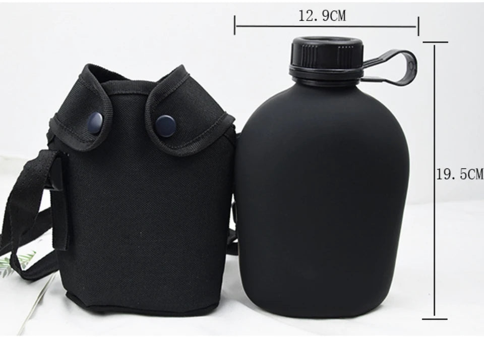 Military Water Bottle with Insulating Bag