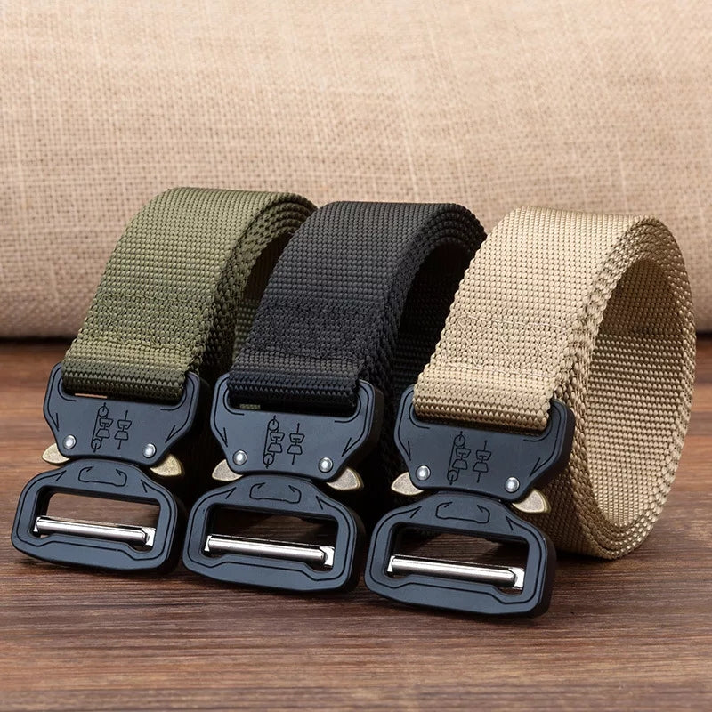 Nylon Canvas Breathable Tactical Men's Waist Belt