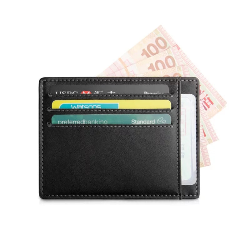 Slim Pocket Card Holder Wallet, Business ID Card Holder