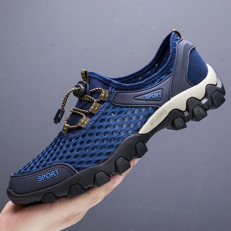 Mens Summer Mesh Breathable Comfortable Waterproof Sandal Sneakers Shoes