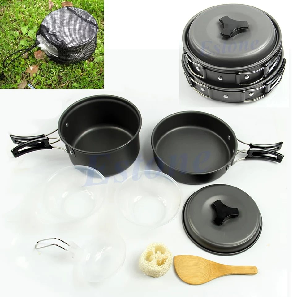 Cooking Set for Camping Outdoor SY-300 Tableware Picnic Set