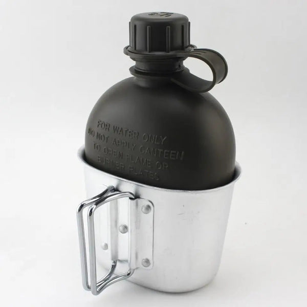 Military Water Bottle with Insulating Bag