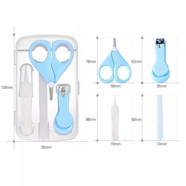 Newborn Baby Nail Clippers and Scissors Set