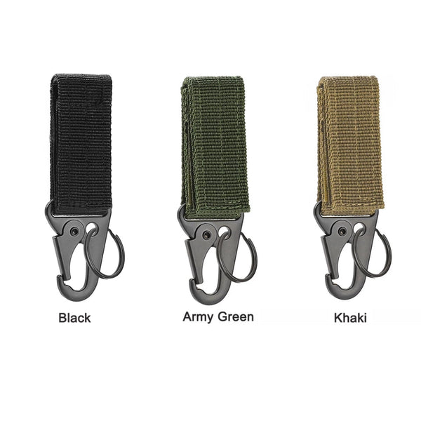 Nylon Tactical Keyring Chain Key Keeper Holder