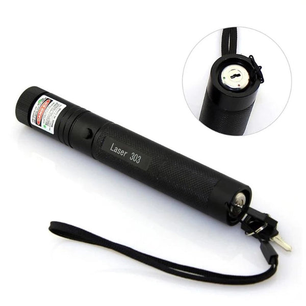 Rechargeable Green Laser Pointer 303 Party Pen Disco Light 5 Mile + Battery