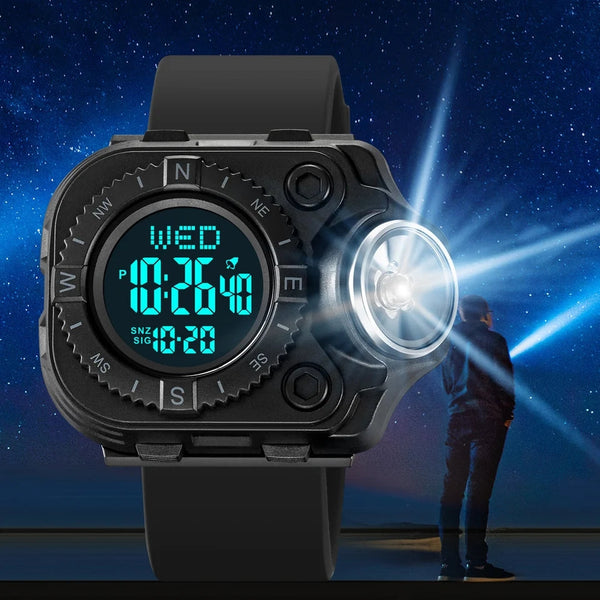 SKMEI Brand 1699 Brand Business Unique Watch with Flashlight