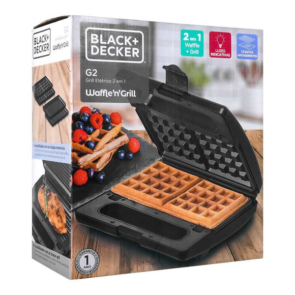 Black & Decker 3in1 Waffle, Grill & Sandwich Maker