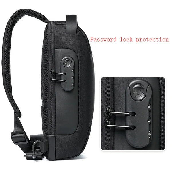 New Fashion Anti-Theft Sling Shoulder Bag With Password Lock