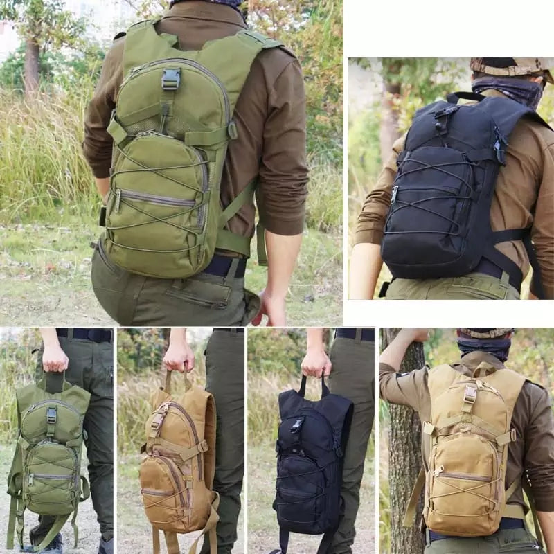 18L Men's Tactical Backpack Waterproof Outdoor Hiking Backpack