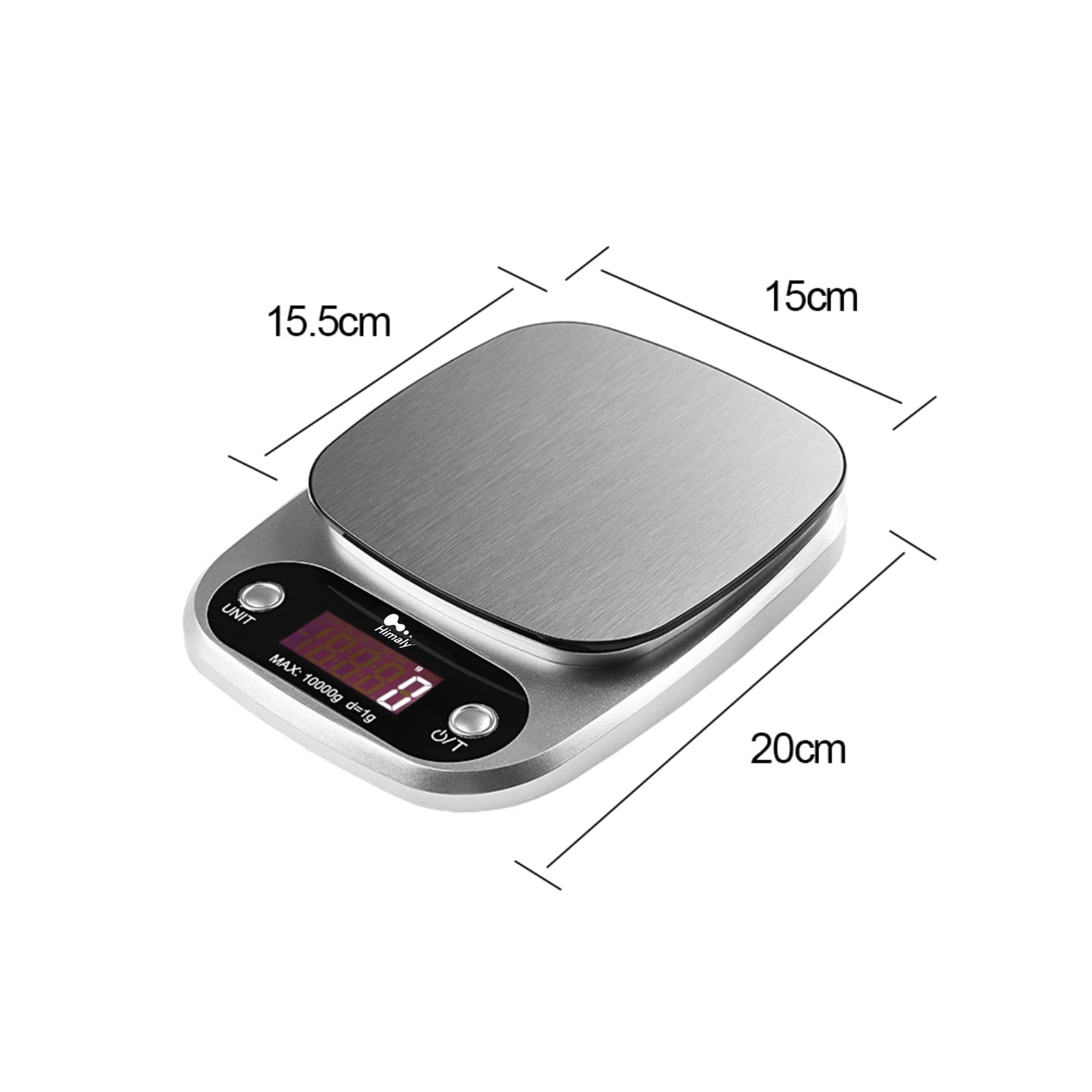 Digital Food Scale- Back-lit LCD Display