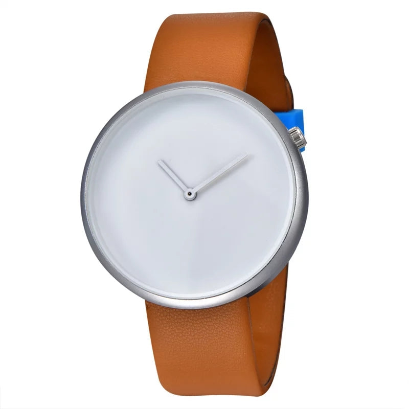 Tomi Brand Slim Luxury Leather Strap Wrist Watch TM103