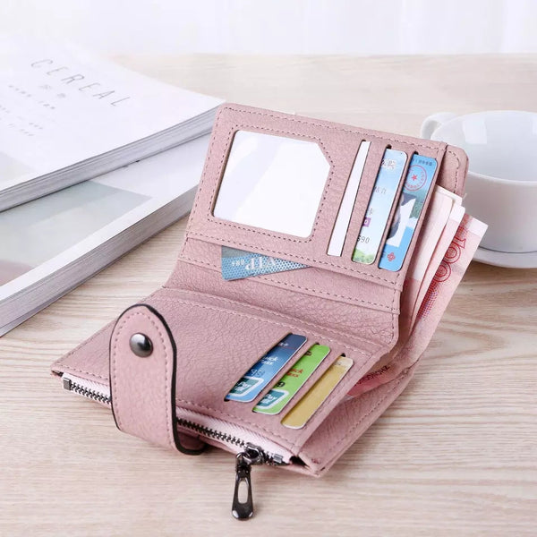 New Fashion Rivet Buckle Ladies Wallet, Cardholder