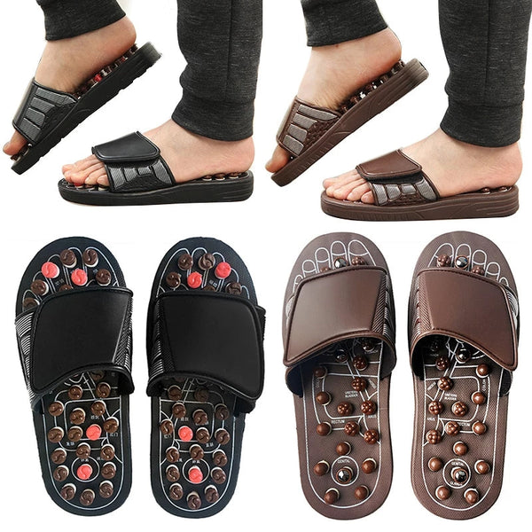 Acupressure & Magnetic Therapy Plastic Slippers Blood Circulation