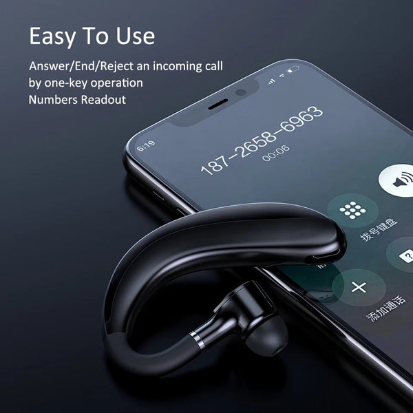 HMB-18 Bluetooth Wireless Earphone Handsfree Big Battery Business Headset