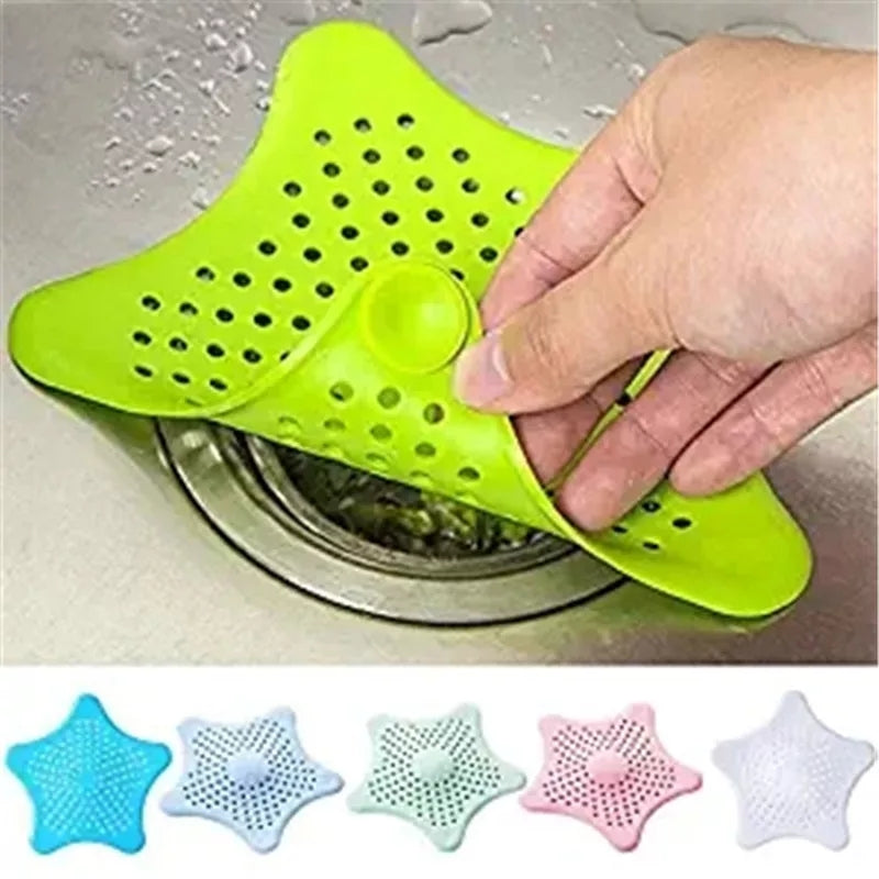 4Pcs Sewer Outfall Strainer Bathroom Sink Filter Antiblocking