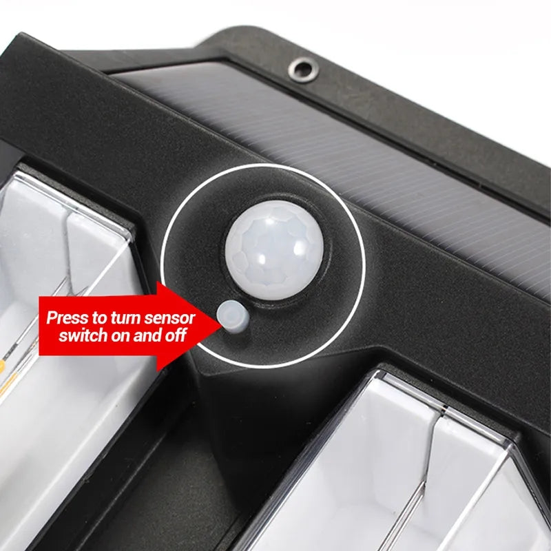 Outdoor Solar Sensor Wall Light, IP65 Waterproof Wall Light