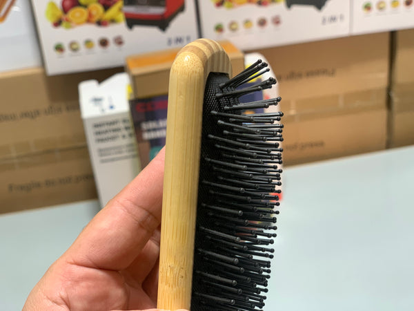 Wooden Soft Hair Brush Black