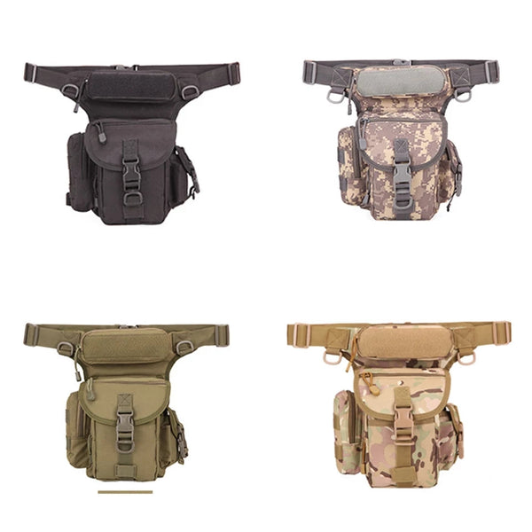 Outdoor Waterproof Tactical Drop Leg Bag With Thigh Belt