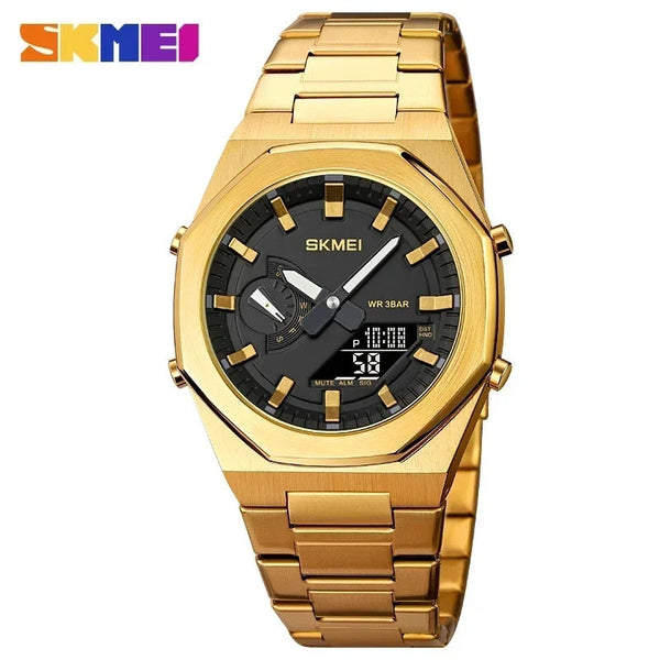 Skmei 1816 Dual Time Men's Quartz Analog Digital LED Watch