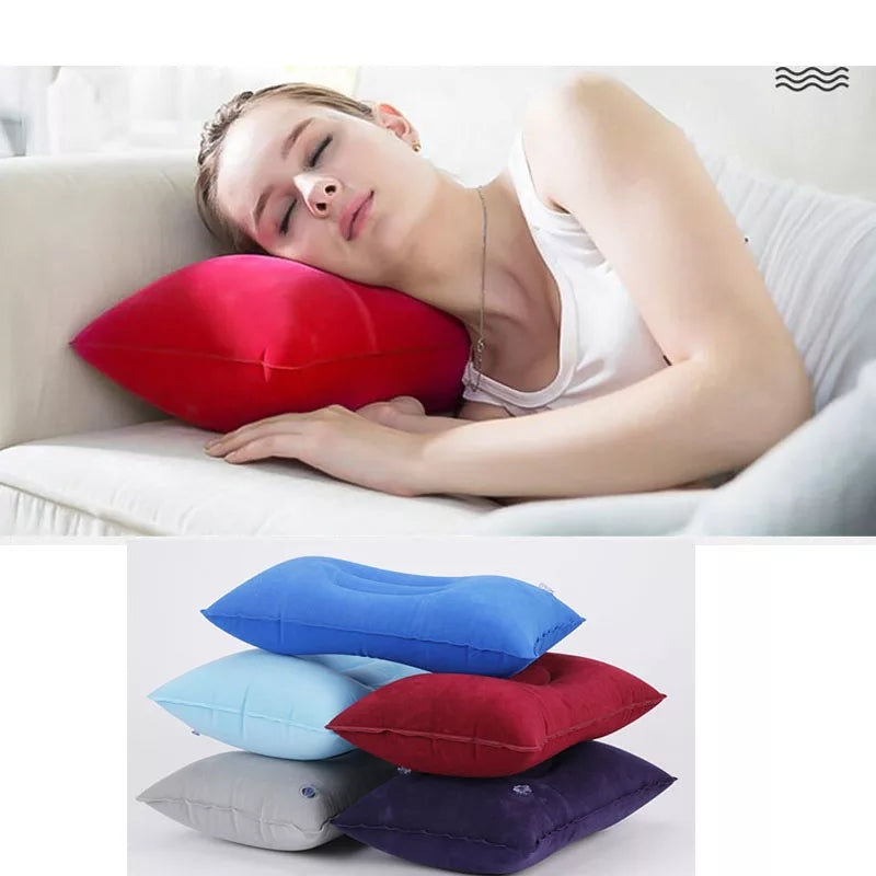 Ultralight Inflatable Pillow PVC Fabric Air Pillow for Camping & Travelling