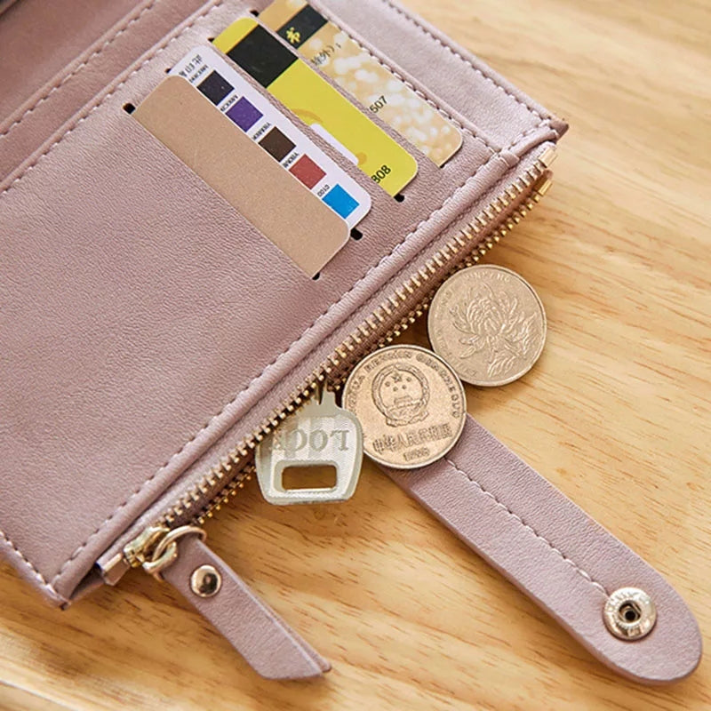 New Fashion Rivet Buckle Ladies Wallet, Cardholder