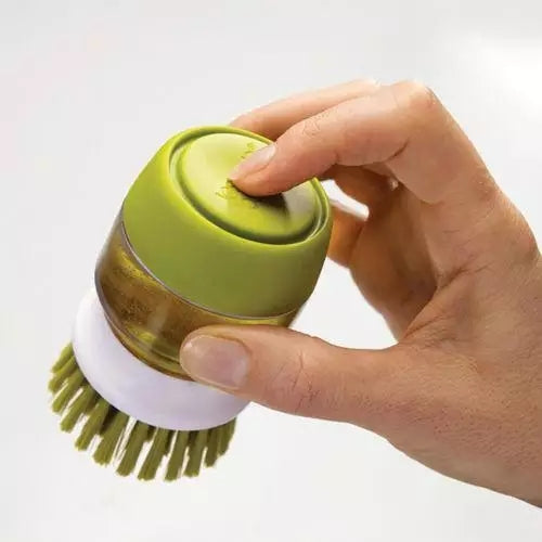 Automatic Liquid Cleaning Brush with Liquid Soap Dispenser