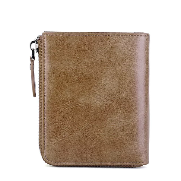 DIDE Large Capacity Zipper PU Leather Wallet