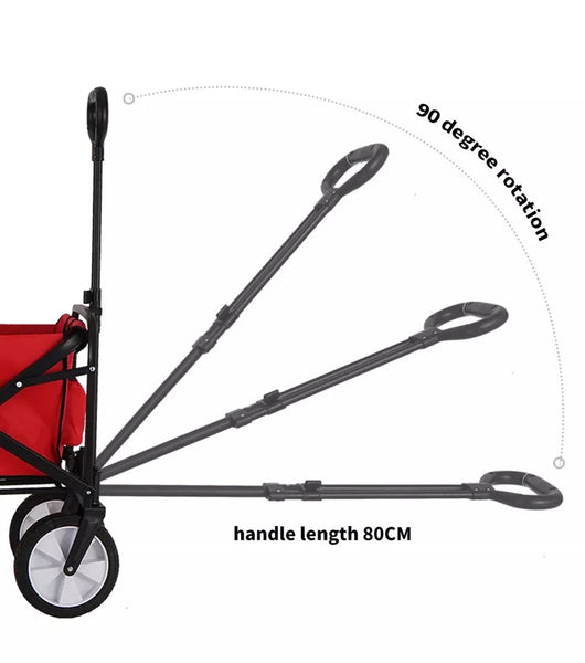 Portable Folding Wagon Cart Ourdoor Camping Heavy Duty Utility Cart