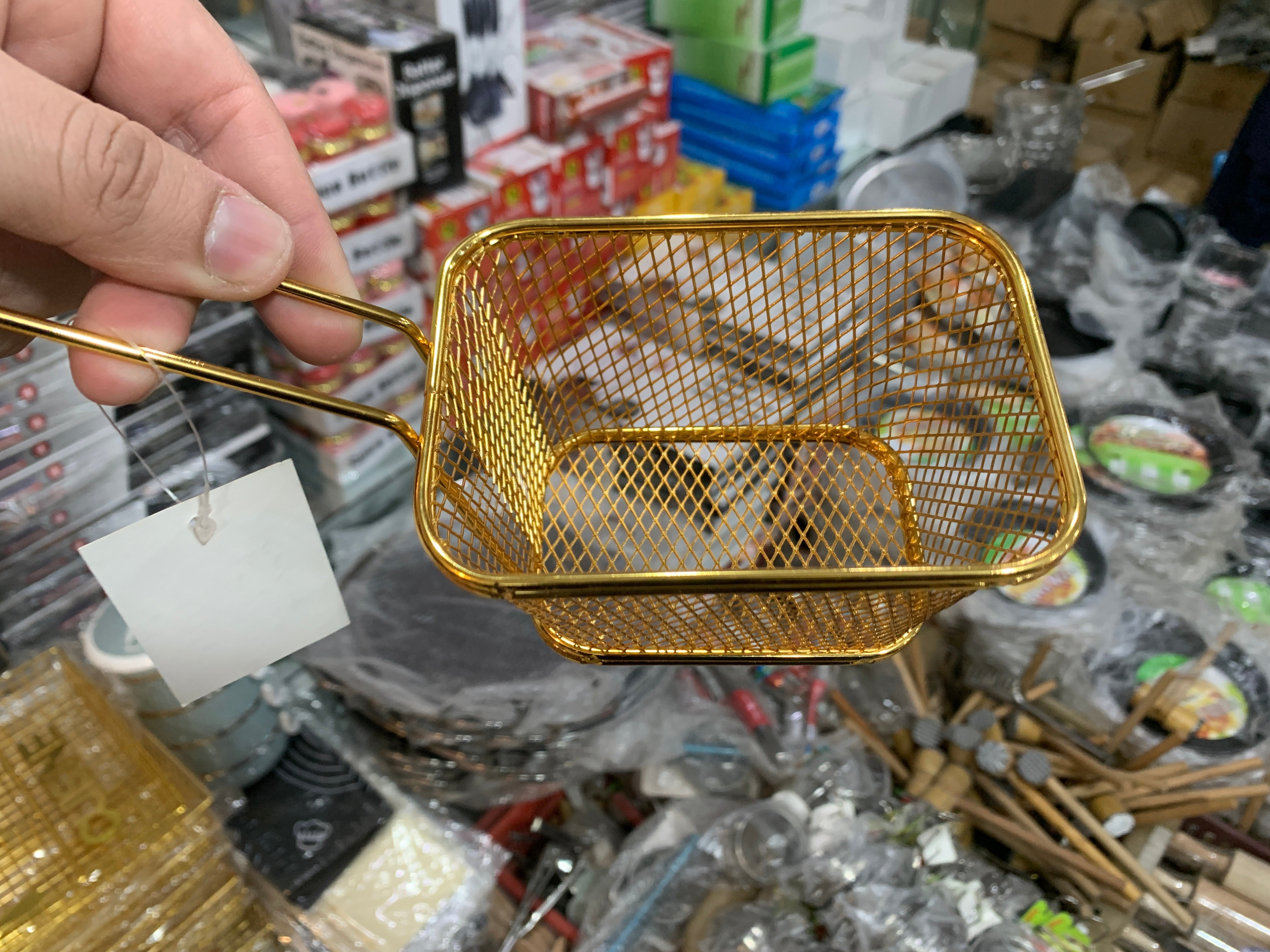 Golden French Fries Basket