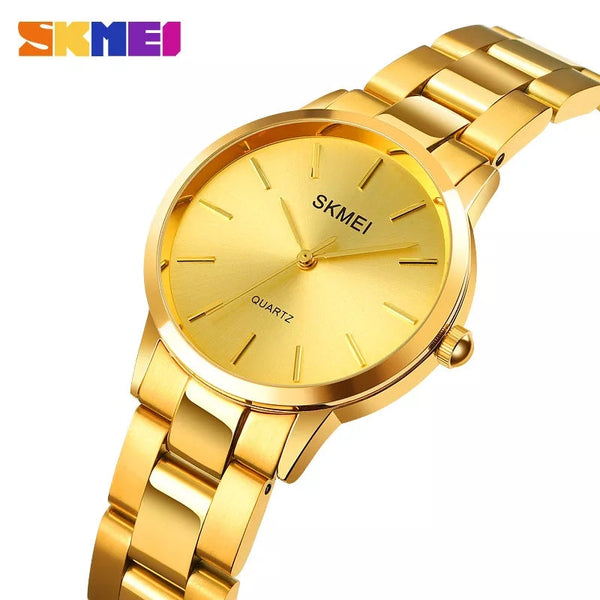 SKMEI 1694 Quartz Stainless Steel Waterproof Wristwatch