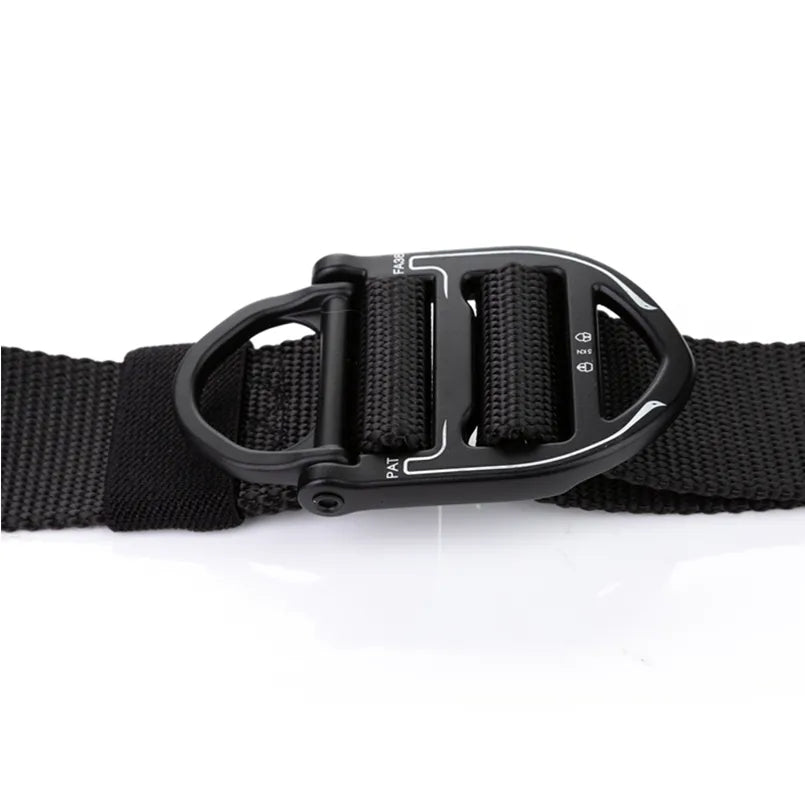 Men's Tactical Belt Heavy Duty Adjustable Style Nylon Belt with Metal Buckle