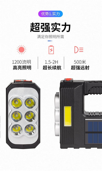 Portable Multifunction Work Light | Powerful LED Mini Searchlight Torch with USB Charging