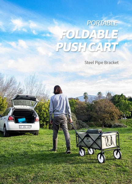 Portable Folding Wagon Cart Ourdoor Camping Heavy Duty Utility Cart