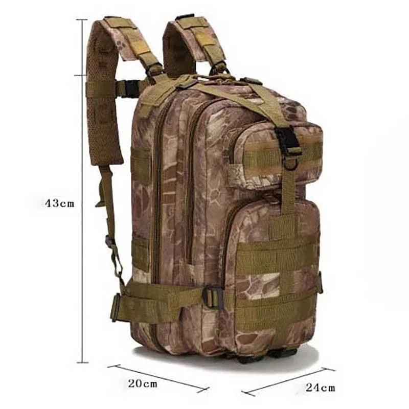 Tactical Backpack Bag Large 3 Day Military Army Outdoor Assault Pack Rucksacks Carry Bag Backpacks (O-D)