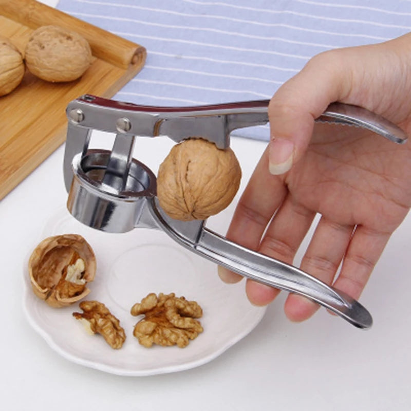 Stainless Steel Garlic Press Crusher - Kitchen Mincer Tool