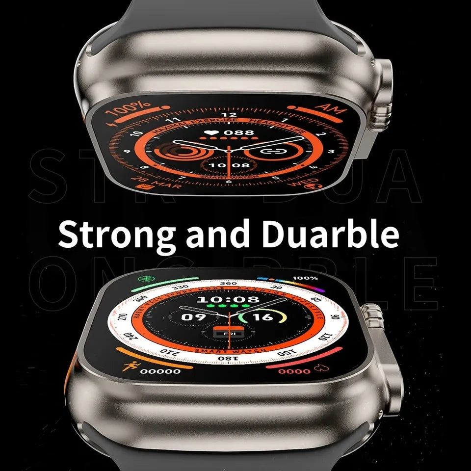 Watch 8Ultra Smart Watch, Compatible With iPhone & Android - Premium Quality